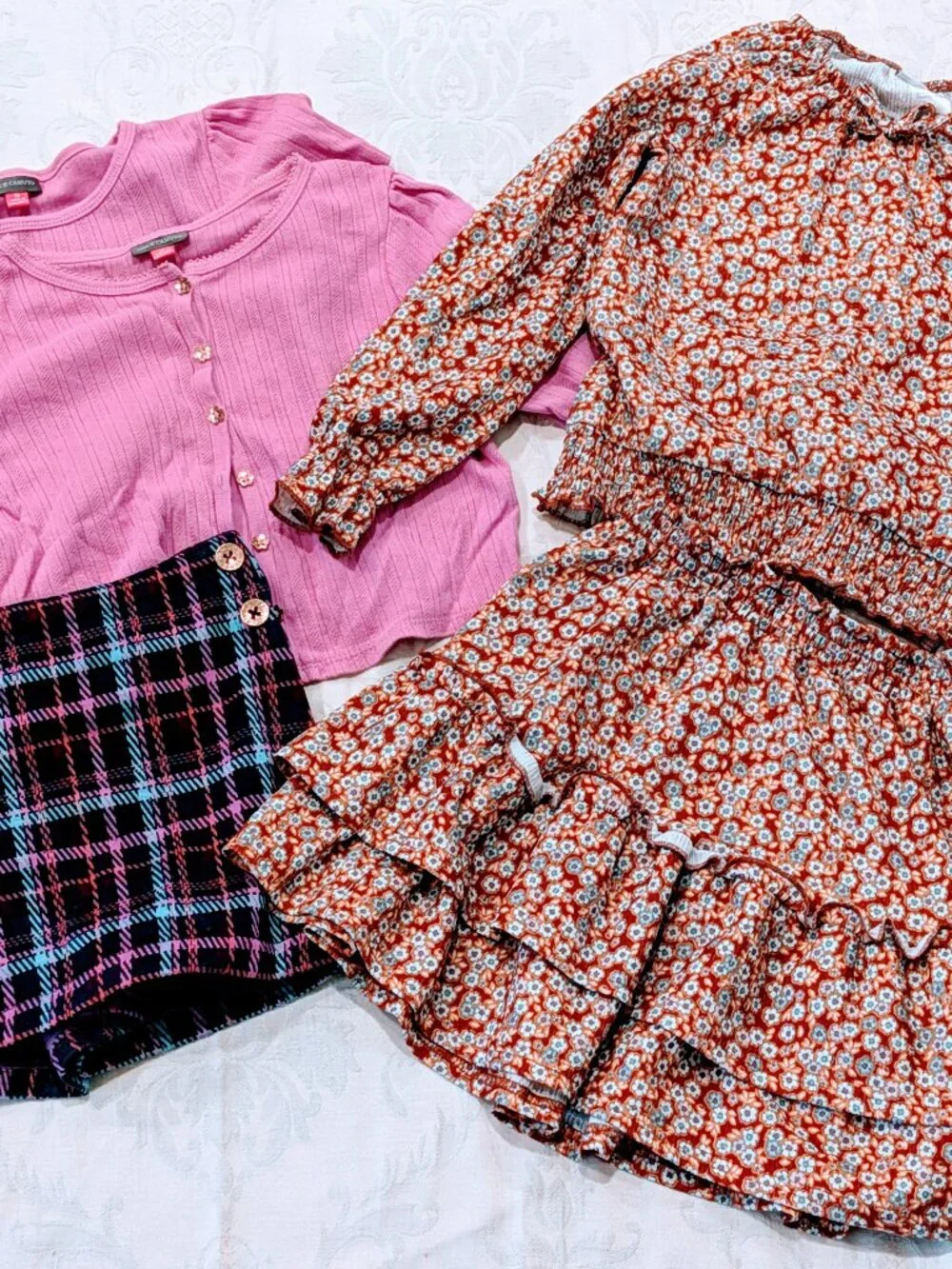 Lot of 13 Girls Clothes Sz 8-10 Fall Back to School Lucky Gap Levis Under Armour